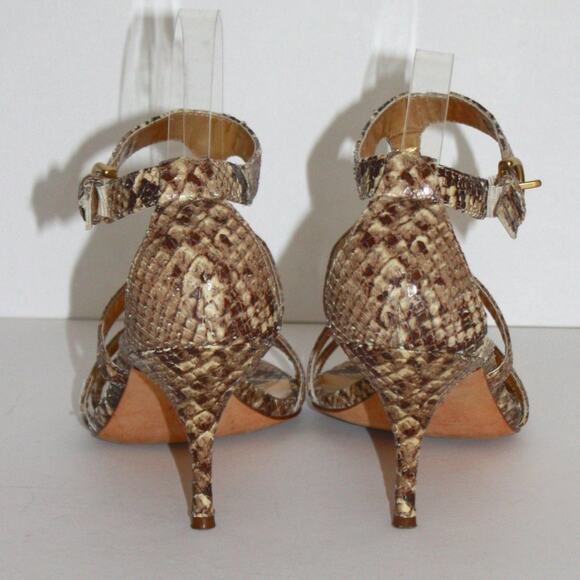 Coach Haydon Python Print High Heels Size 8.5 - Picture 8 of 14
